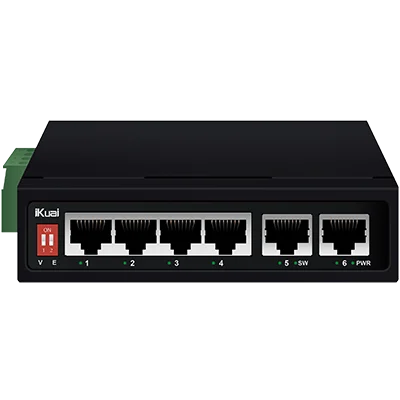 10/100Mbps fast Ethernet industrial-grade switch 6 port unmanaged industrial Ethernet switches