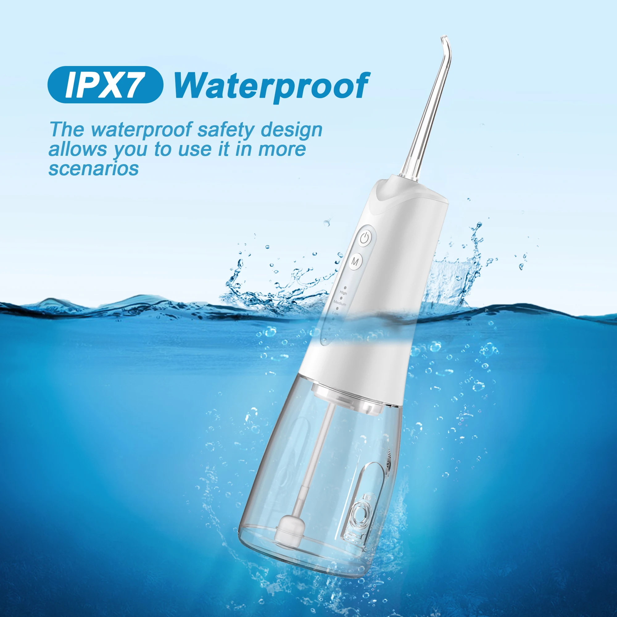 Wholesale customized 300ml dental irrigator dental manufacturer dental floss puncher rechargeable waterproof smart water flosser