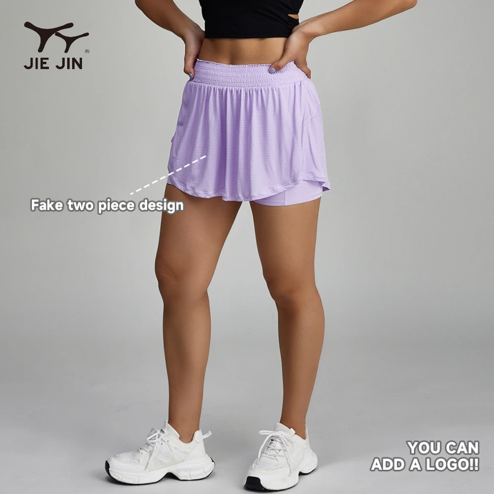 JIEJIN High Quality Ladies Golf Tennis Wear High Waist Sports Mini Pleated Tennis Skirt