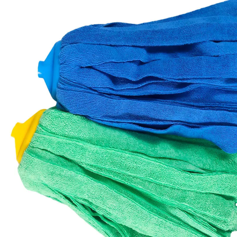 Good Price  80%polyester 20%polyamide Microfiber Magic Strip  Fancy Yarn Microfiber Cloth Roll For Mop