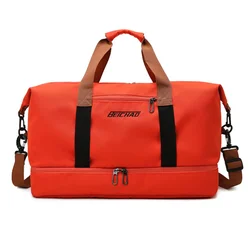 Traveling bag hand - held short - distance travel luggage large - capacity lightweight dry - wet separation exercise bag