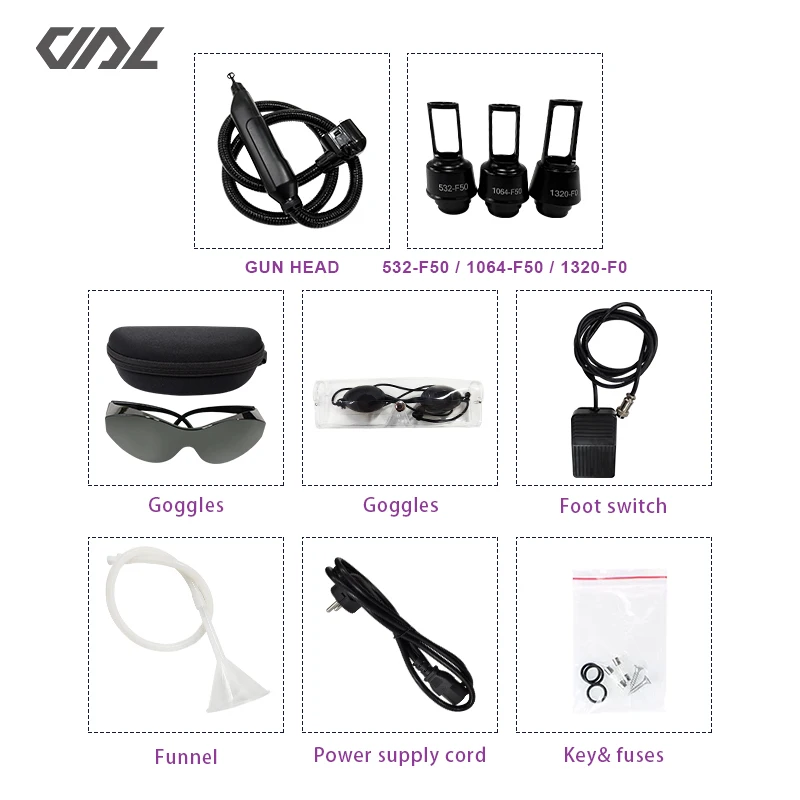 Pico laser Nd Yag Qswitch Pico Machine Price 1064nm 532nm 1320nm skin whitening pigment removal tattoo remover lazer