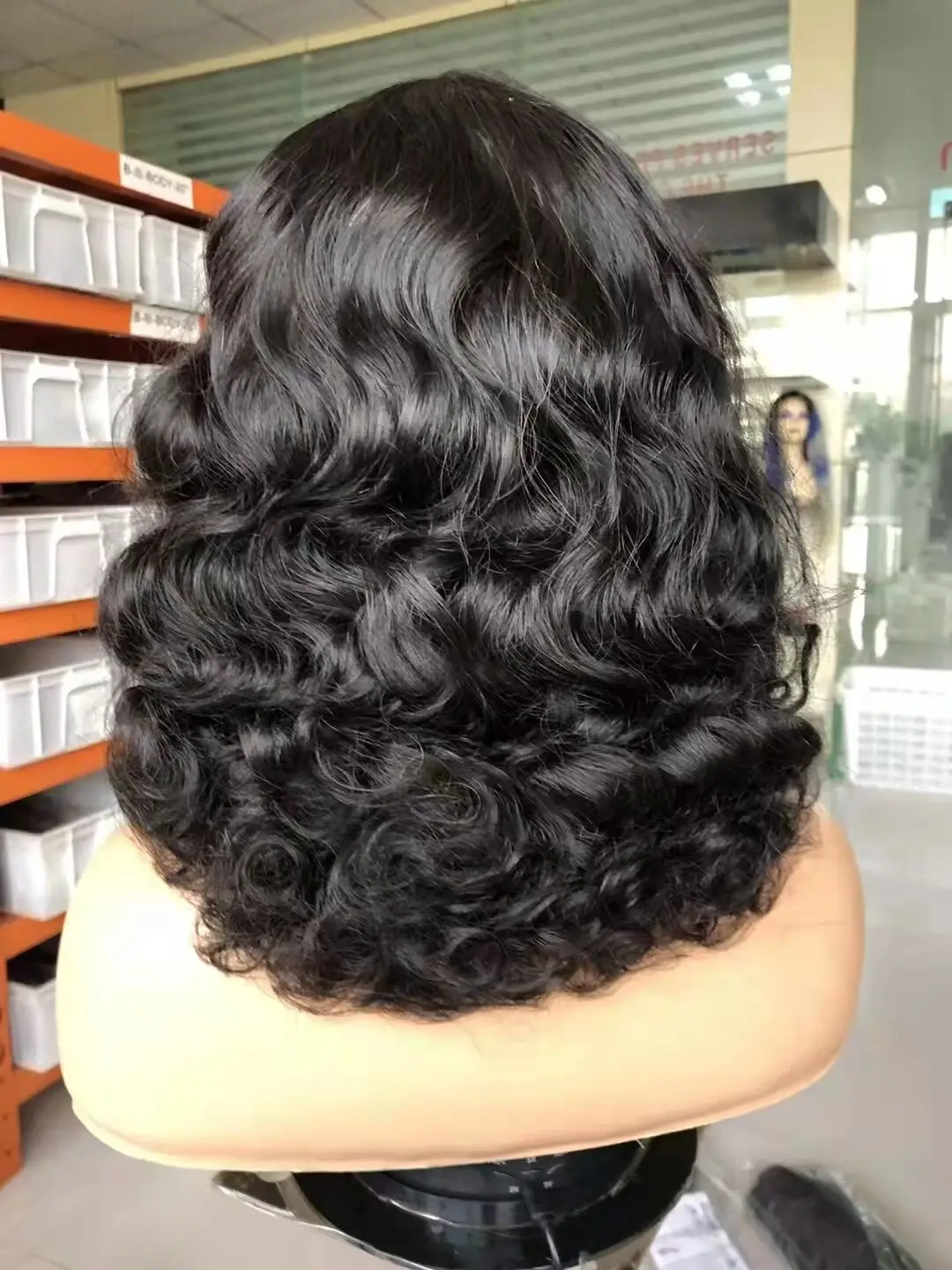 4x4 5x5 13x4 frontal closure super double drawn wigs funmi egg curl remy double drawn human hair wig