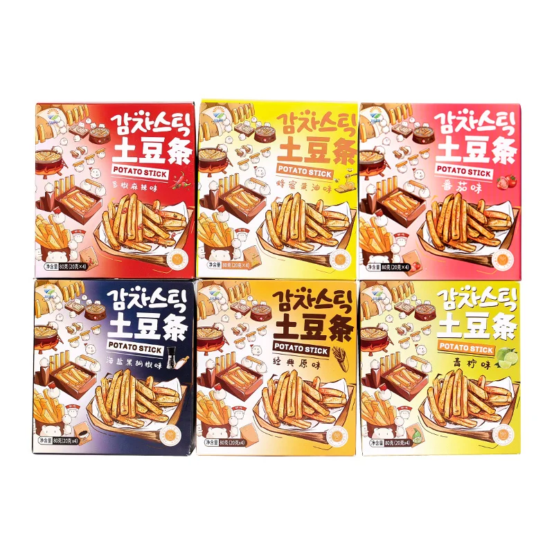 JIUR New Flavours honey butter flavours raw-cut Potato Stick exotic casual office delicious crispy snacks for sale