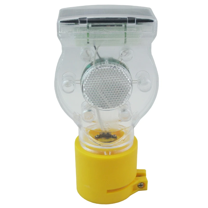 Solar warning light solor powered