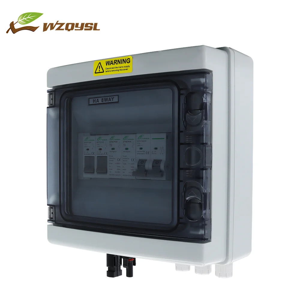 WZQYSL QYHA-PV1/1 IP66 1/2/3/4/ IN OUT 1/2/3/4 500 В 1000 Pv блок комбайнера Dc коробка