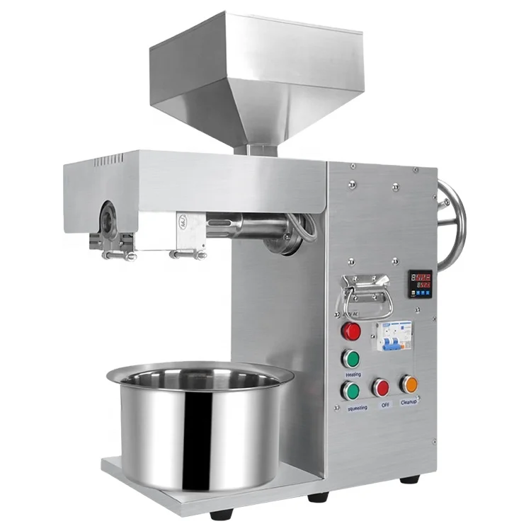 MJ 3000W Mini Commercial Oil Producing Machine Home use Cold Screw Press Avocado Olive Cocoa Palm Oil Machine