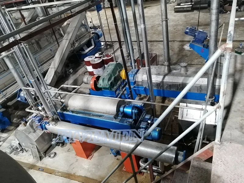 sludge dewatering system decanter centrifuge machine