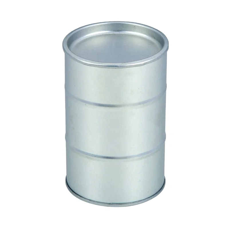 Promotional Silver Metal Mesh Pencil Cup Pen Holder metal tin can/food tin box/round tin container