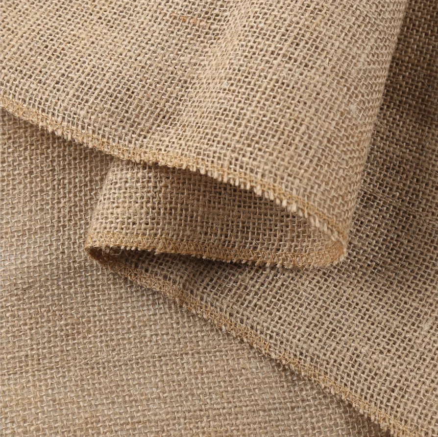 100% Jute Fabric Burlap Jute Hessian Cloth Gunny Roll Jute For Decoration