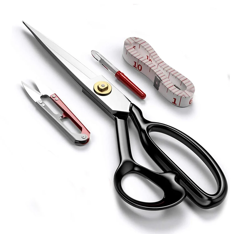 High Professional Tailor Shears Heavy Duty Sewing  Fabric Scissors Office Scissors Sharp Tailor Dressmaker