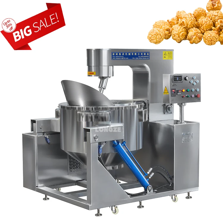 Industry Equipments Popcorn Production Line Caramel Popcorn Making Machine for Sell