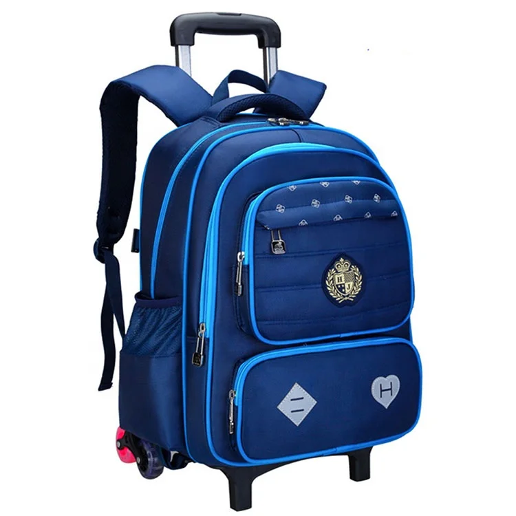 
Chinese manufacturers direct sales trolley bag school children trolley school bags 