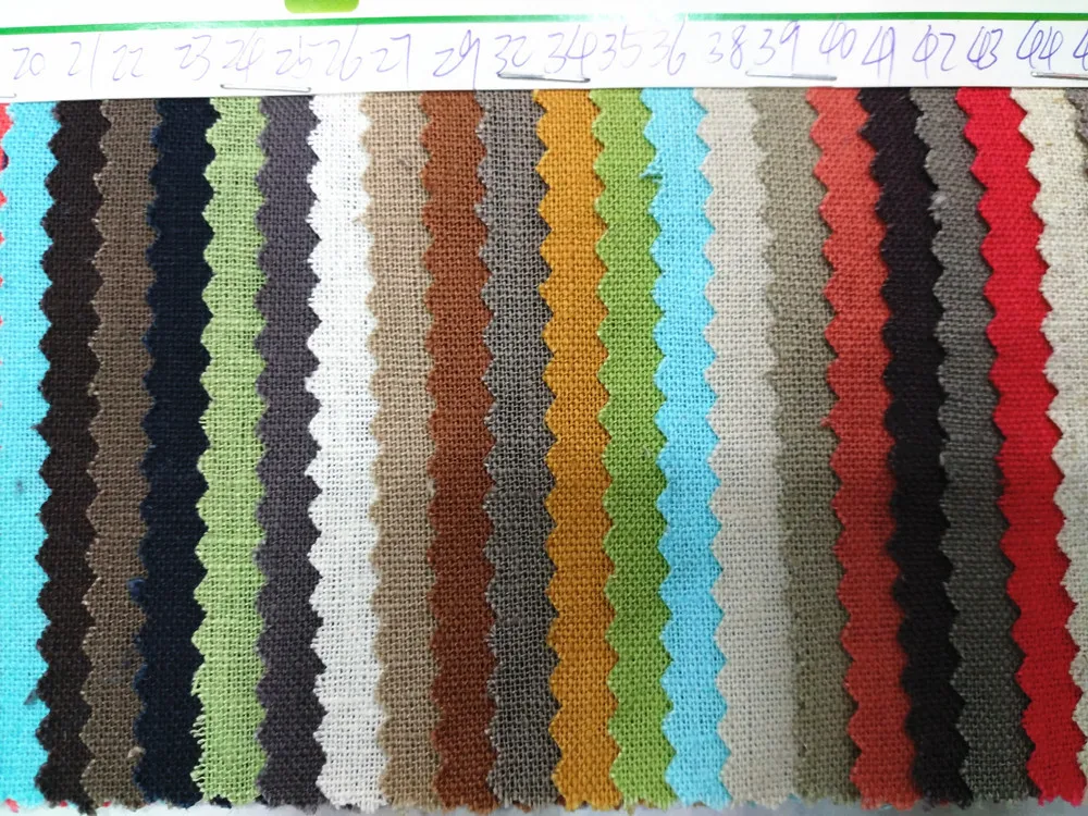 Thin linen cotton fabric 100% linen fabric for garment