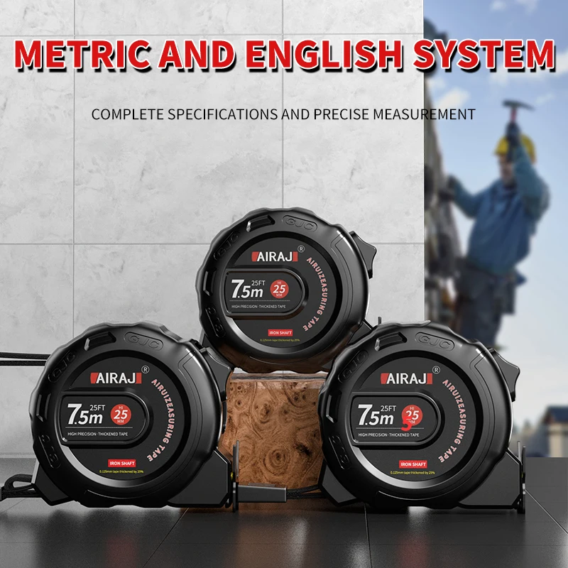 Tape measure 5 m 7.5 m 3 m high precision box ruler wear-resistant stainless steel ring ruler