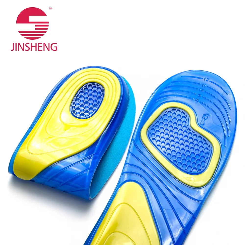 Silicone cushion 2022 plantar fasciitis insoles insole gel heels cushioning shoe making heel
