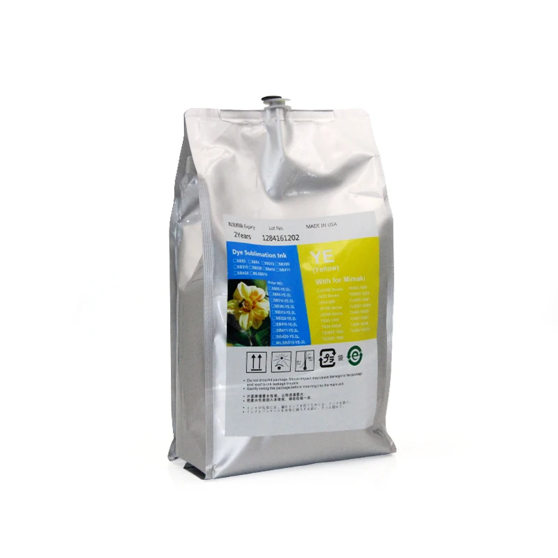 Ocbestjet 2L Sublimation Dye Ink Bag For Mimaki SB53 SB54 SB210 SB300 SB310 SB320 SB410 SB411 SB420 MLSB510 SB610