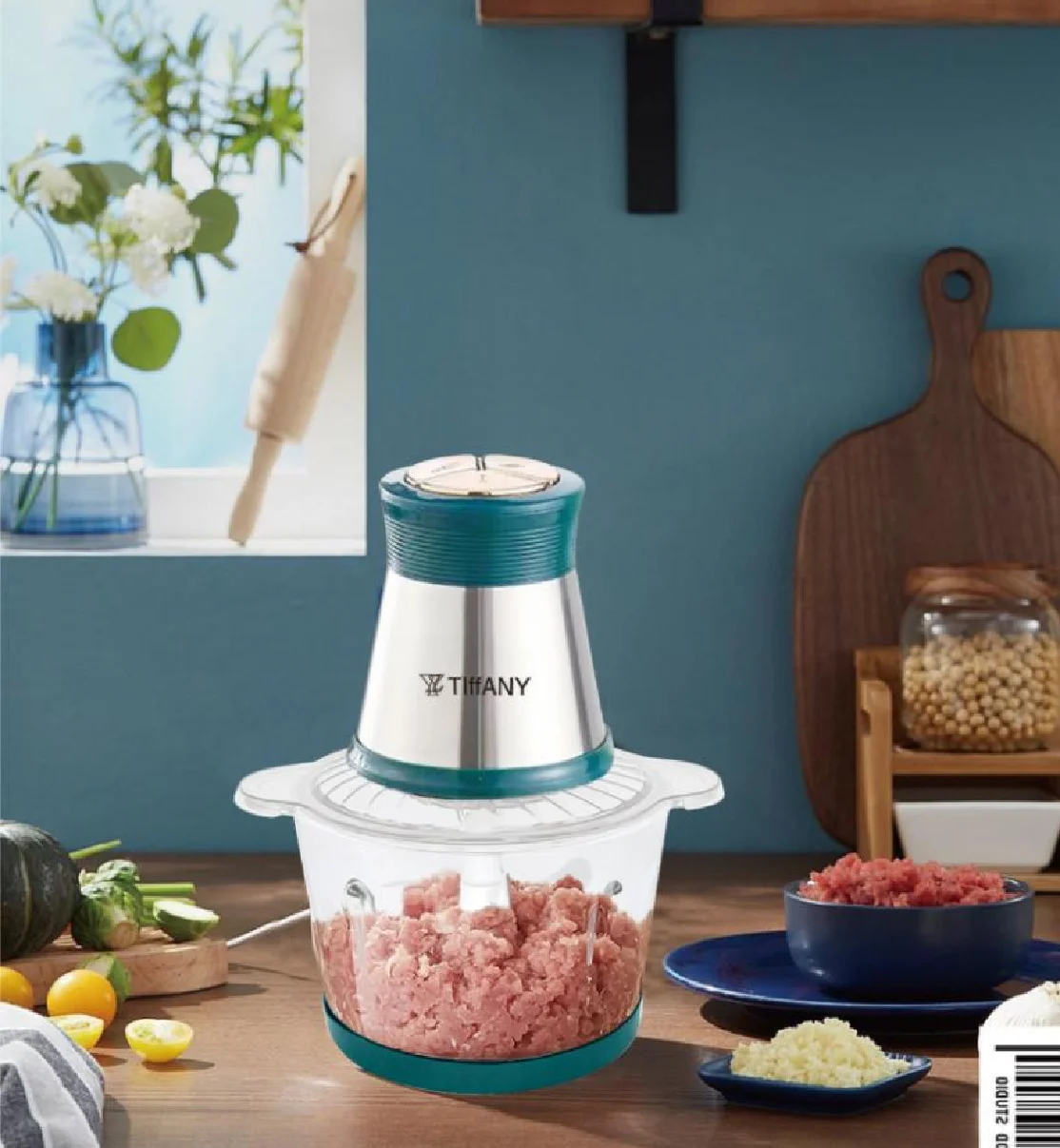 electric food chopper stainless steel processor multi mini electric vegetable and food chopper grinder
