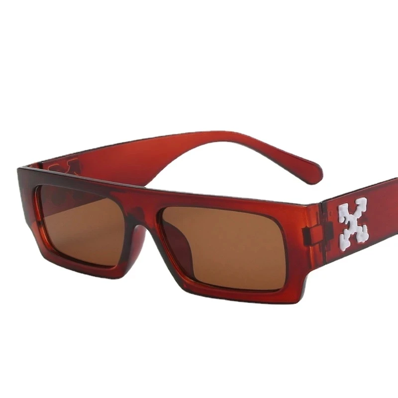 New Black/white Rectangle Sunglasses Man Driving Shades Male Sun Glasses Brand Designer Fishing Travel Vintage Sunglasses