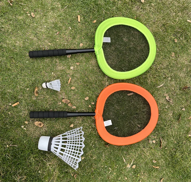 Summer game Colorful sport Game Play Set Outdoor toy tennis Super big size badminton beach paddles racket for kids net Package