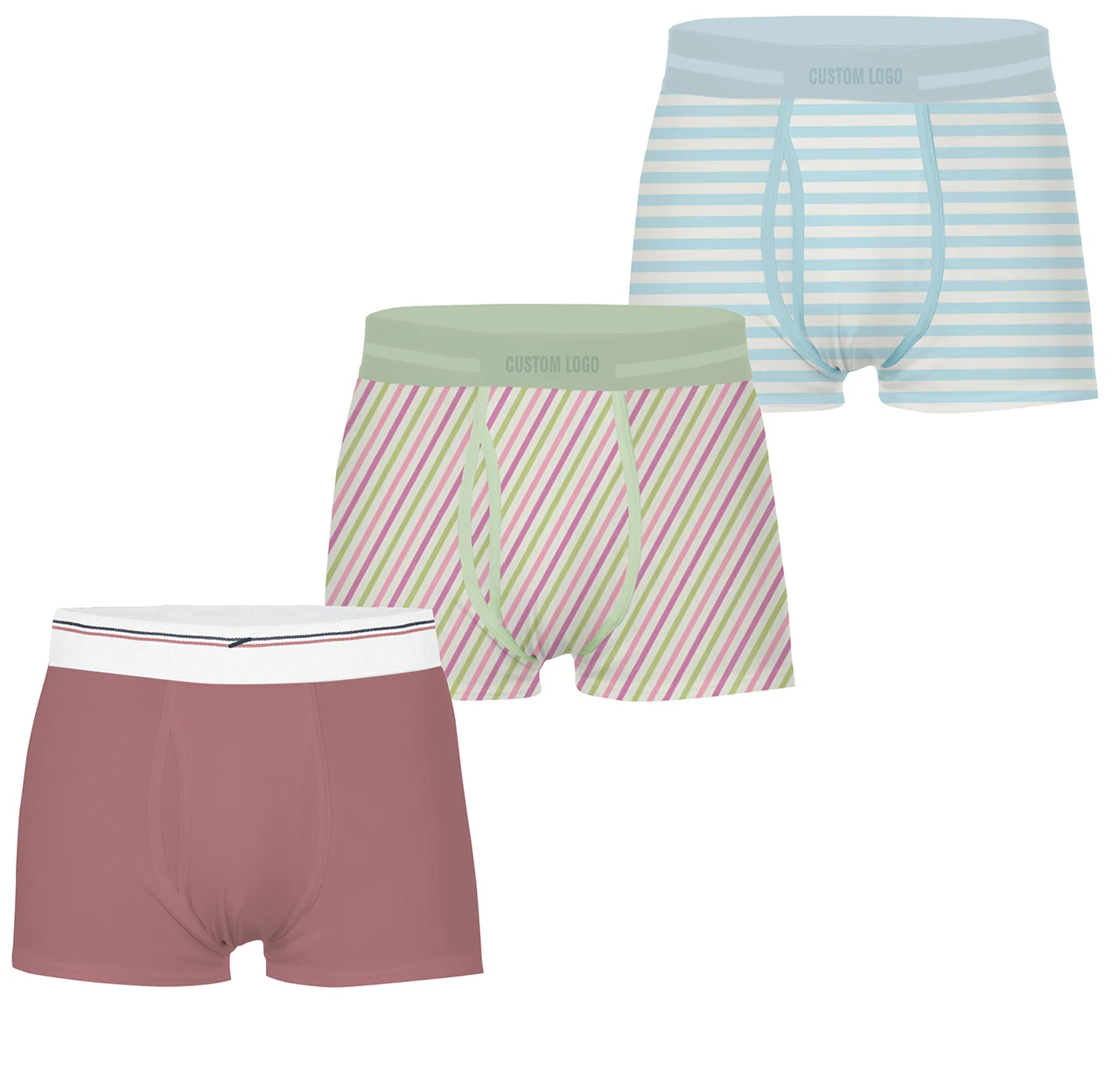 Mens slimming underwear body shaper cotton customized design