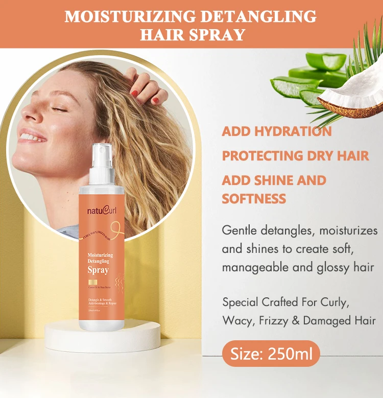 leave in detangle hair spray for frizzy hair