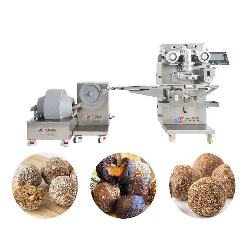Massive Production High Quality Snack Food Machine  Multifunctional Date Energy Fish Meat croquette Machine