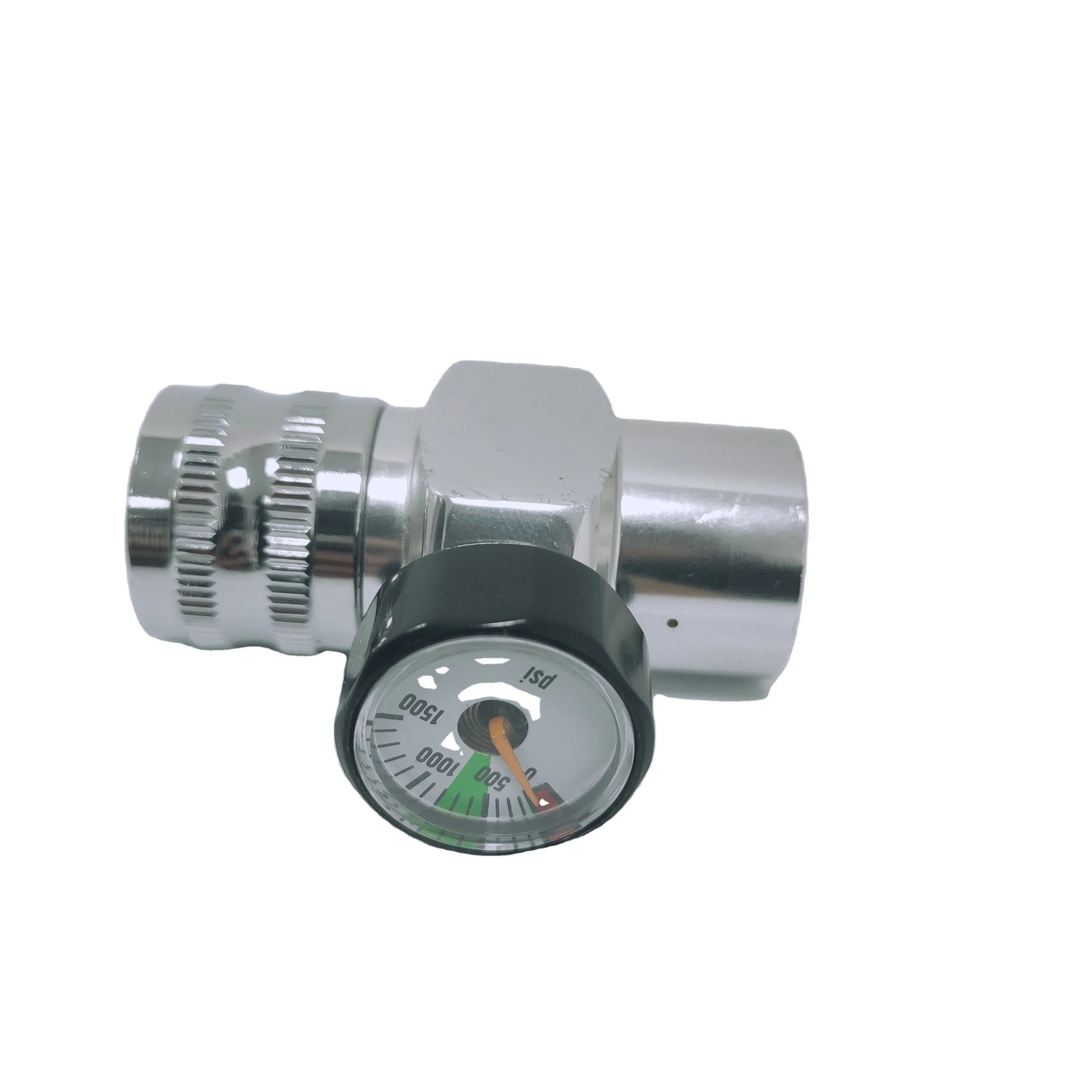 SMACO OEM Carbon dioxide pressure reducing valve with 1500 Psi pressure gauge
