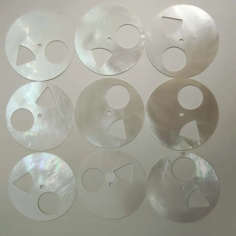 High Polished White Mother of Pear Shell Watch Dial Indicator Face Accessories