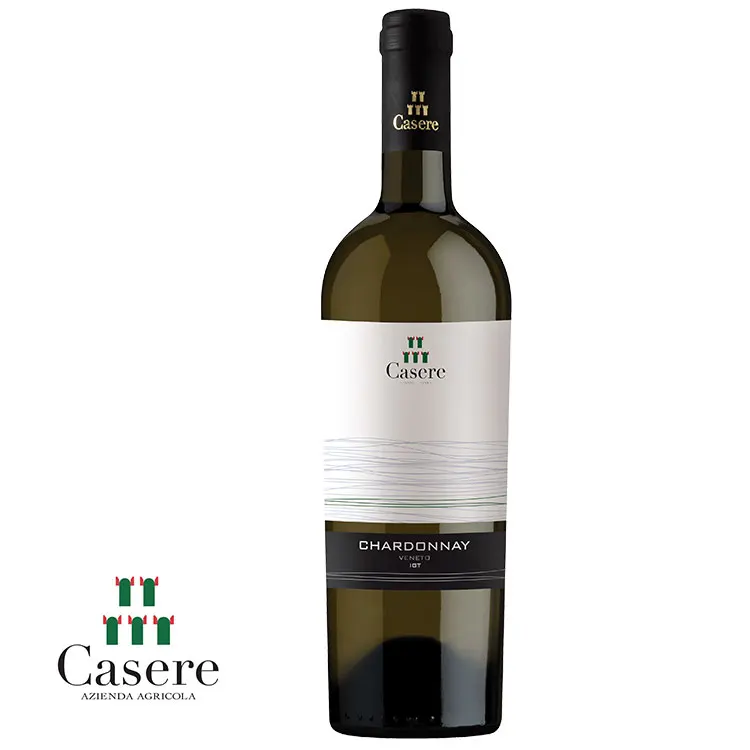 Chardonnay Doc Venice - Best Selling Still Aperitif Table Casere Stainless Steel Tank Wine White Bottle White Wine Dry Italian