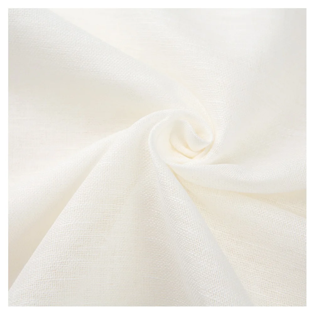 Высококачественный PFD 80 GSM полулен тканый хлопковый материал дышащий и не смягченный для изготовления одежды оптом