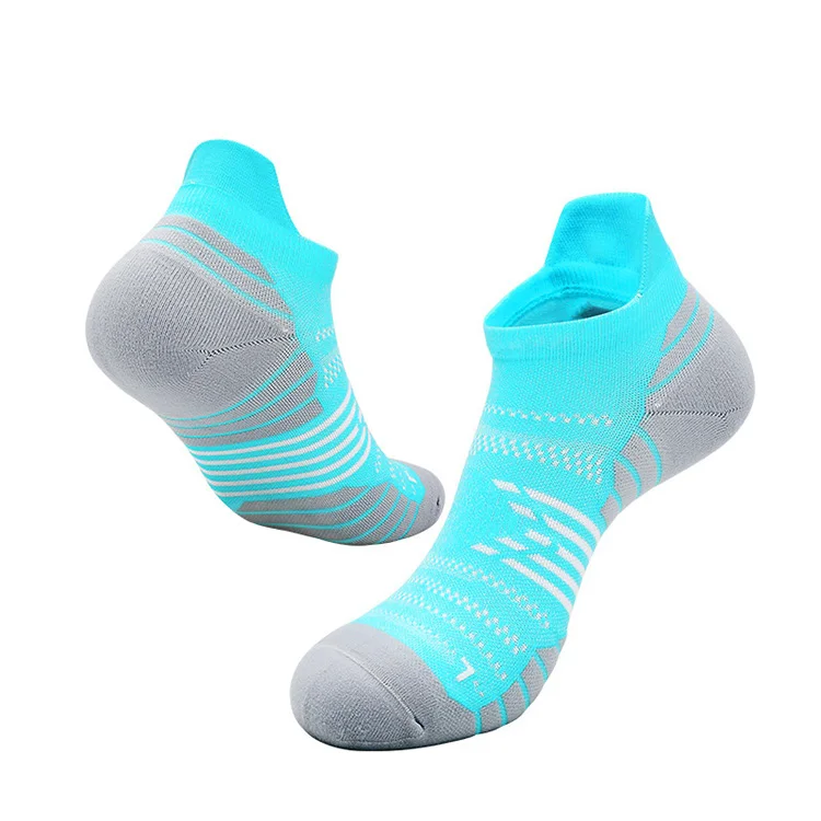 Wholesale Custom Logo Fashion Ankle Tab Quick Dry Nylon Sport Short Athletic Socks