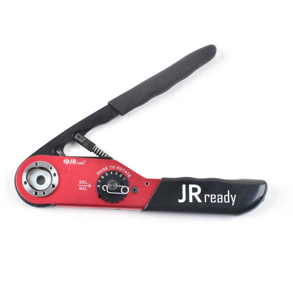 JRready ACT-M309 Mid-Current Range Adjustable Indent Crimp Tool 8-18AWG Multifunctional Plier For Wire Cable