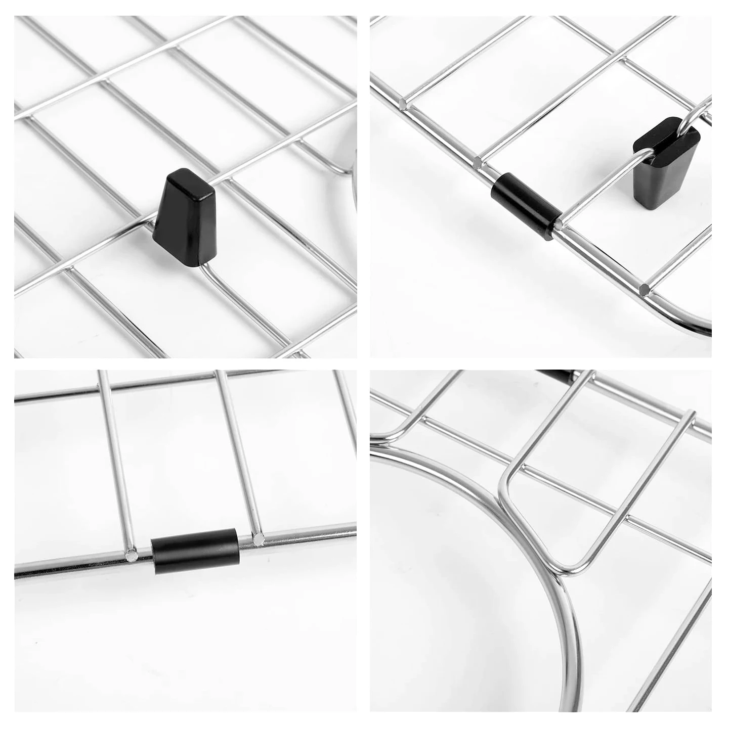 Europe 304 Stainless Steel Kitchen Shelf Sink Bottom Grid Vanity Porcelain Kitchen Sink Grid