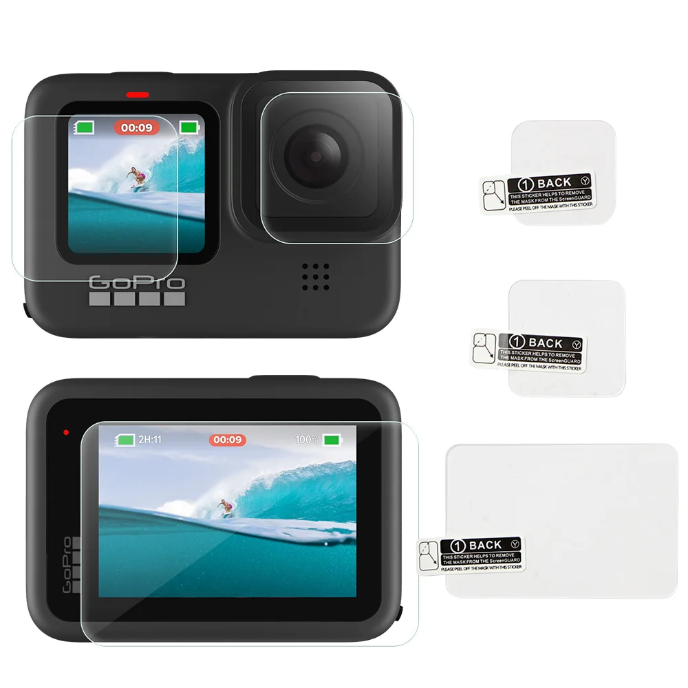  Закаленное стекло HD Gopro 9 Защитная пленка для gopro hero