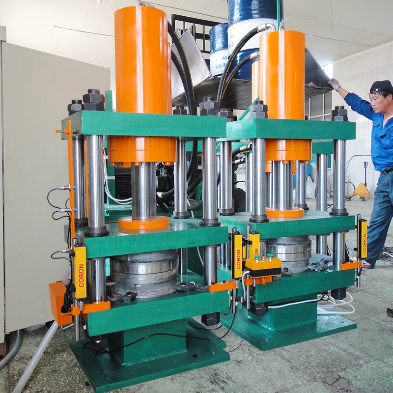 Four column hydraulic press waste plastic recycling processing and forming hydraulic press scallop plate press