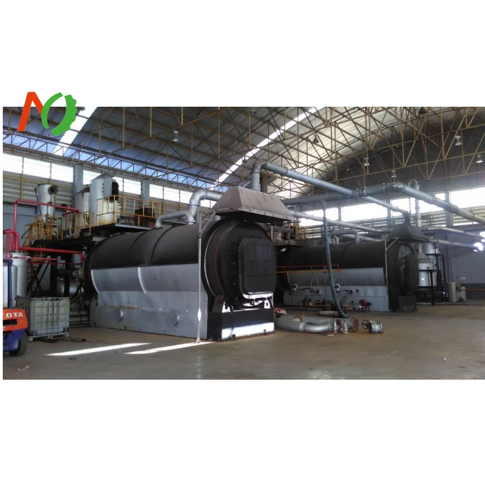 Continuous Rubber Pyrolysis Waste Tyre Pyrolysis Plant Foem Mingjie
