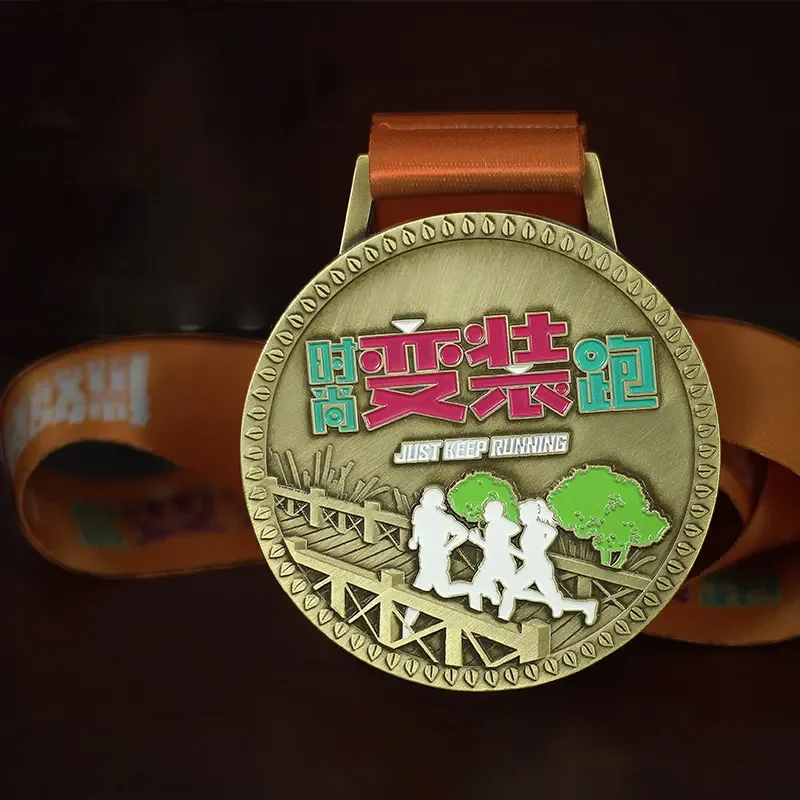 High quality Low Frequency Cute Cartoon Key chain Seal Waterproof Label Custom Metal Painted Key Chain