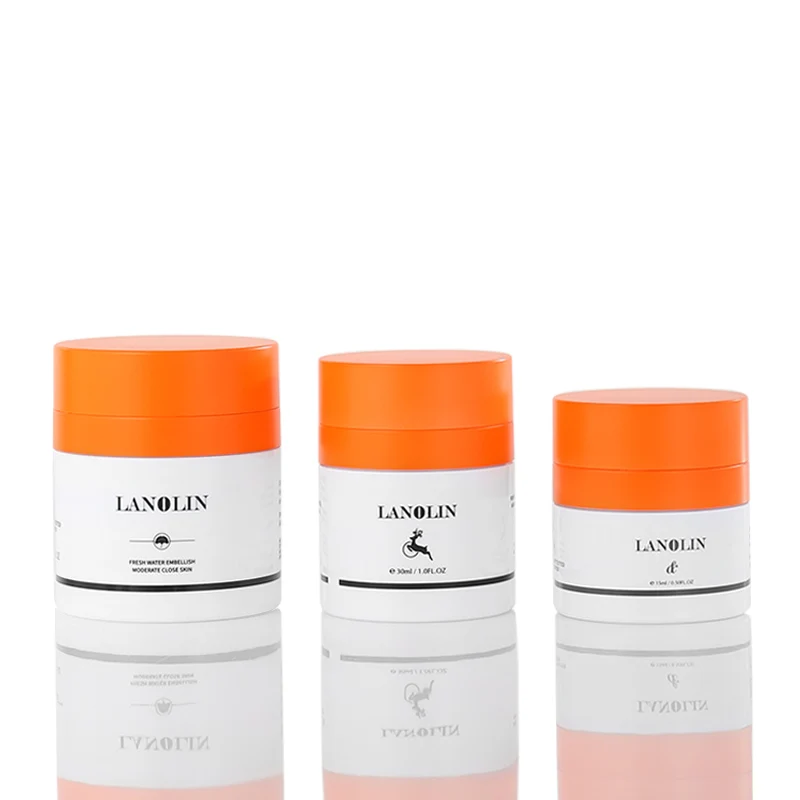 New Design 15ml 30ml 50ml Cylinder Container Double Wall Facial Cream Hand Cream Jar Luxury Airless Cosmetic pump Jar