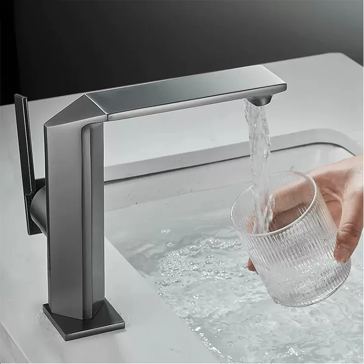 Basin Faucets Wash Waterfall Bathroom Shower Basin Faucet Sink For Hotel