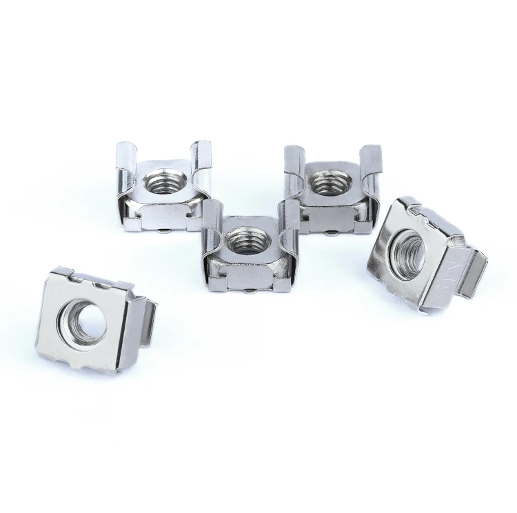 
In Stock Standard N5 M6 M8 M10 Nickle Plated Steel Weld Cage Nuts 
