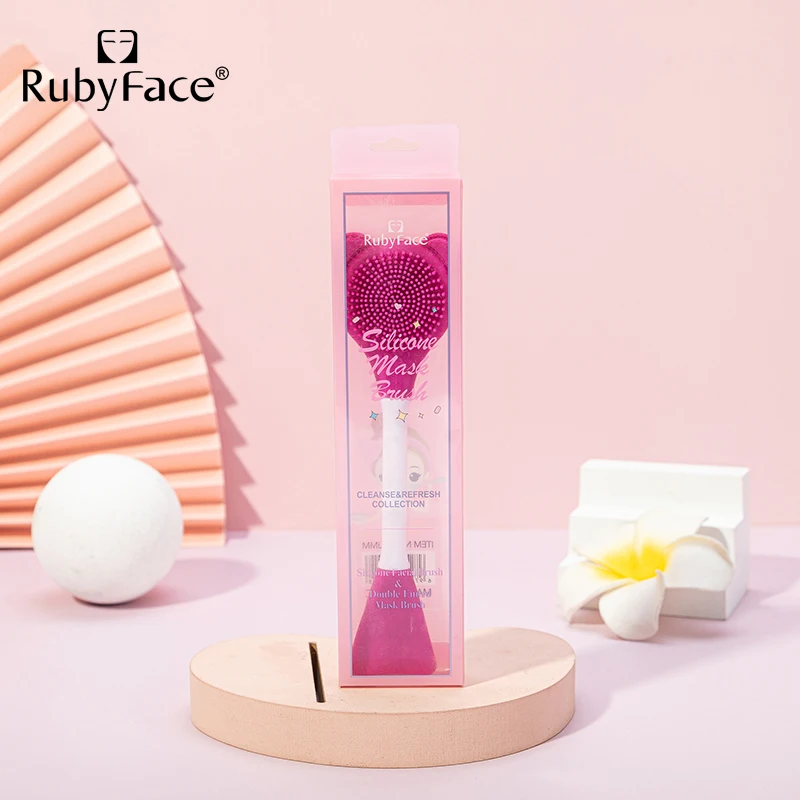 Двухсторонняя силиконовая кисть для маски для лица, силиконовая грязевая маска, аппликатор, кисть, маска, косметический инструмент для нанесения крема, лосьона