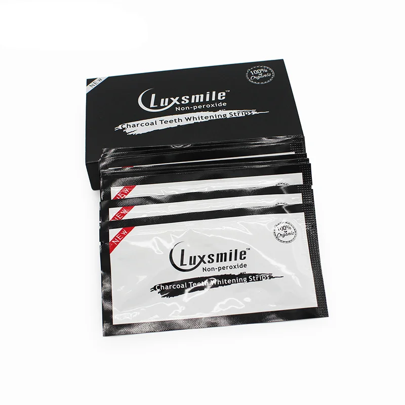 
Black Charcoal Activated Carbon Teeth Whitening Foam Bleaching Dry Gel Non Peroxide Strip 