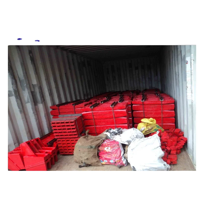 250x400 fixed jaw plate with groove