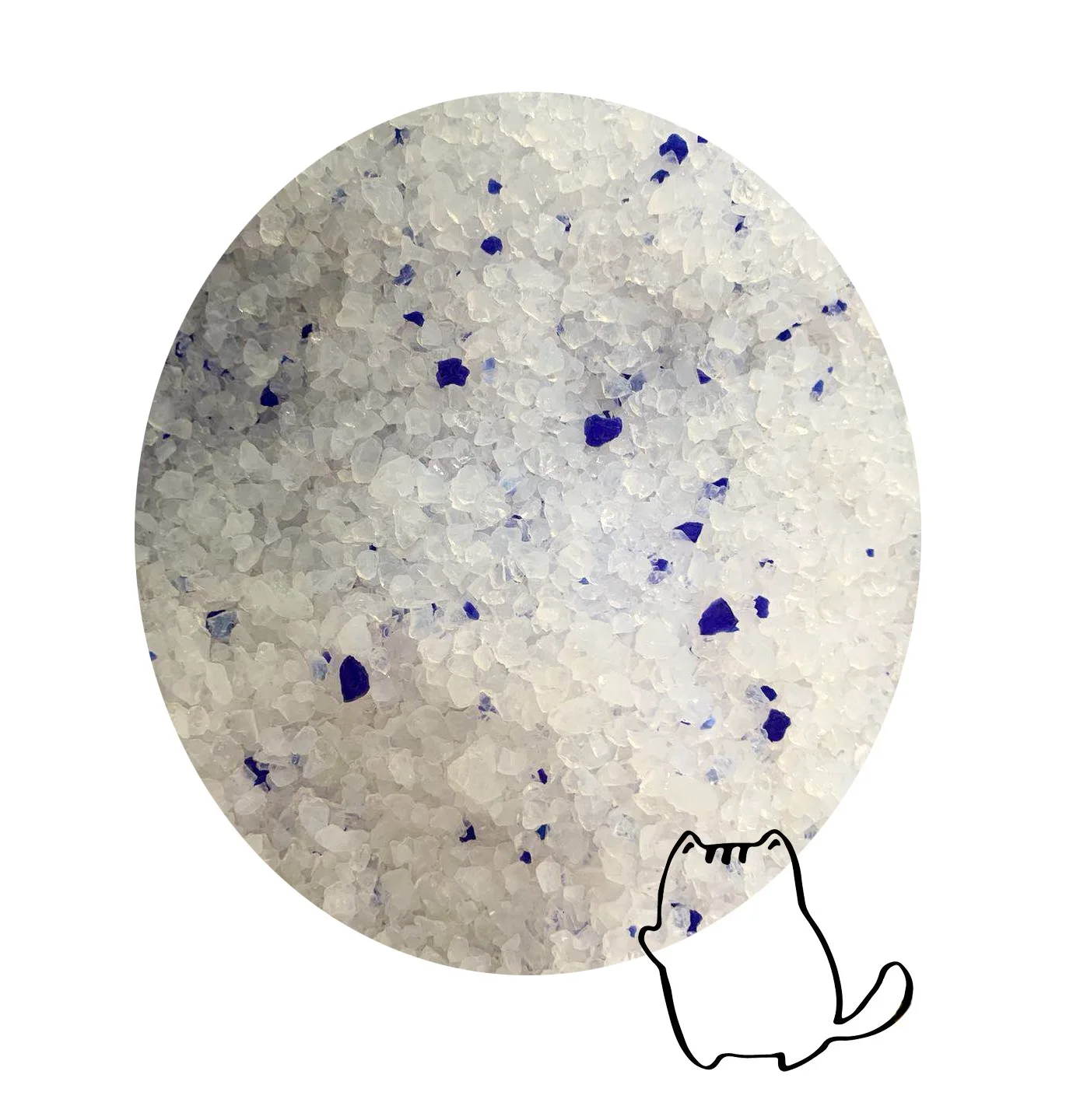 pet cleaning dust free bulk silica gel cat crystal litter sand