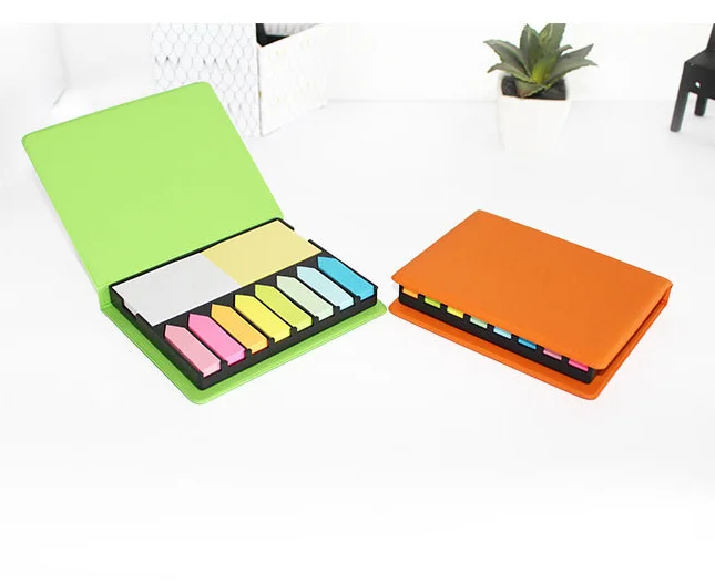 
PU soft color creative note paper notepad note box 