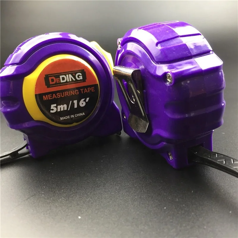 British-metric\Metric\British steel blade purple ABS case Measure  tape with different length, accept customization