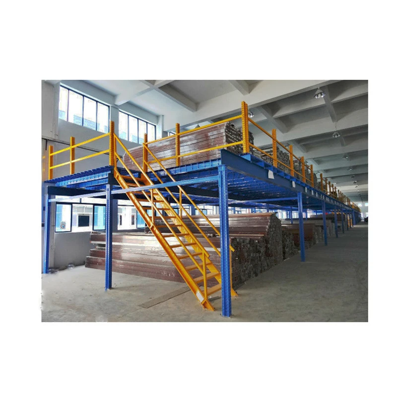 Стеллаж для поддонов, регулируемые тяжелые стеллажи для складов, стальные чердачные платформы, стеллажи для хранения в мезонине