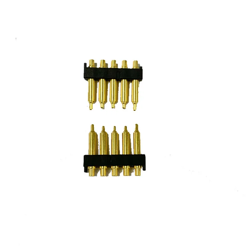 High Current 2.54mm Pitch Female 5 Pin PCB Connector Pogo Pin China factory customization on machine charging port