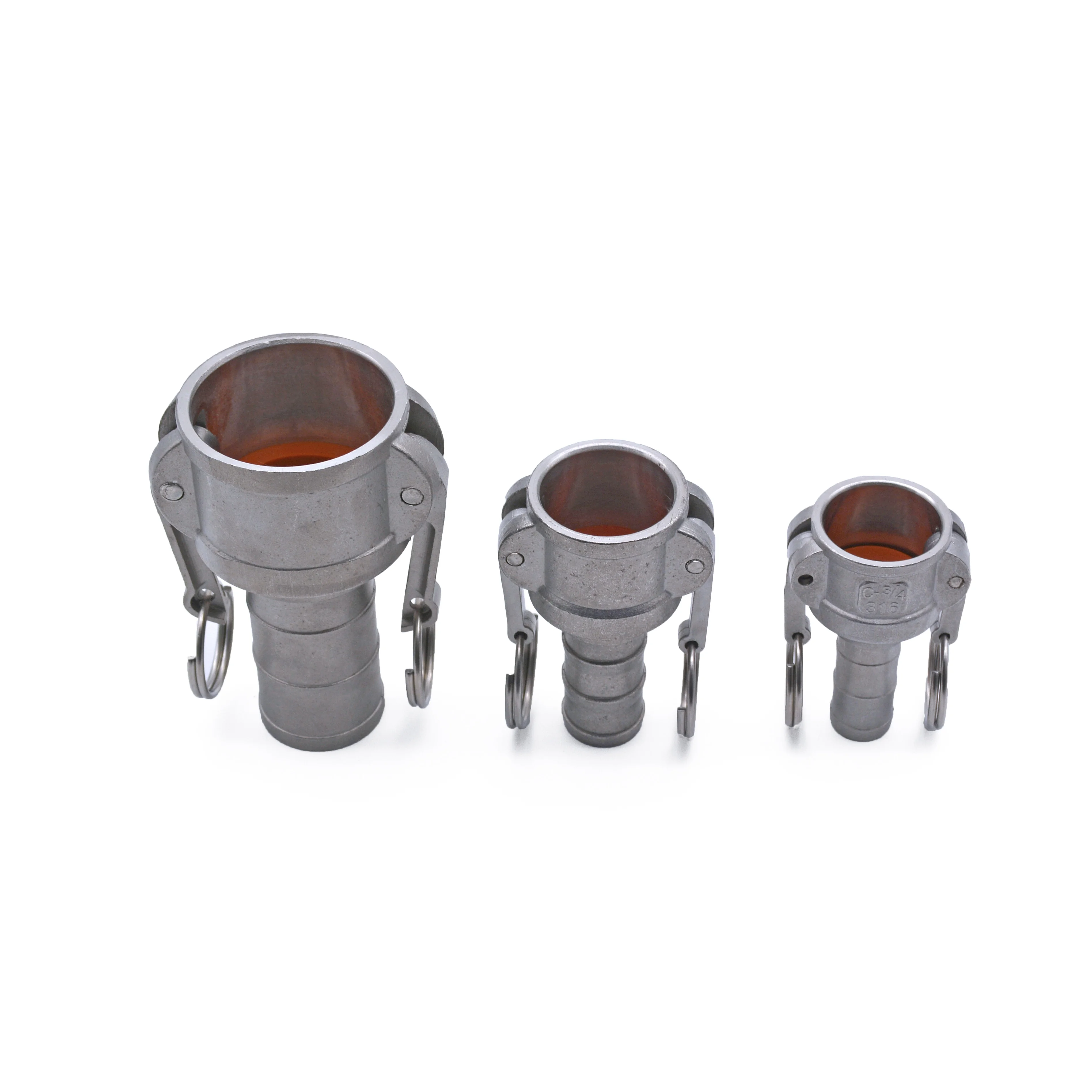Aluminium and Stainless Steel Camlock Quick Coupling Connector Adapter Groove Pipe Fittings